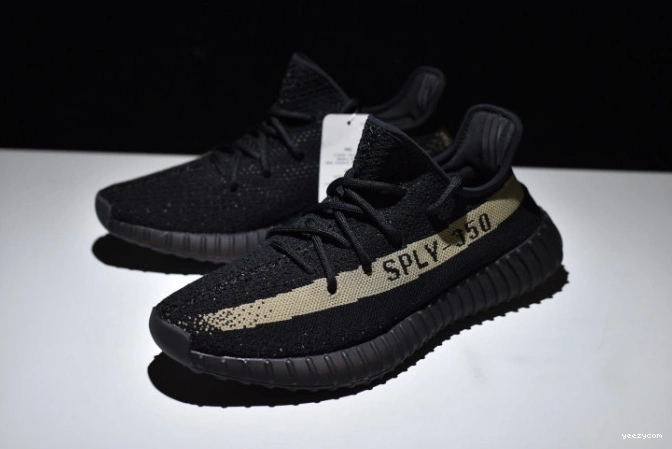 BY9611 Core Yeezy Adidas 350 Green Black V2 Boost 0905